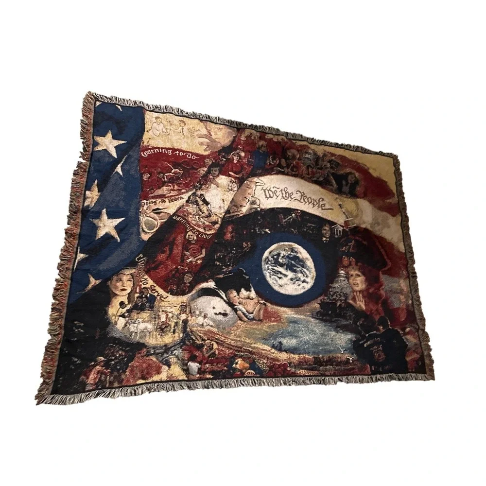 American Heritage Tapestry Throw Blanket 